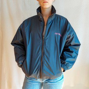 Vintage 3 in 1 Hiverna metallic green coat